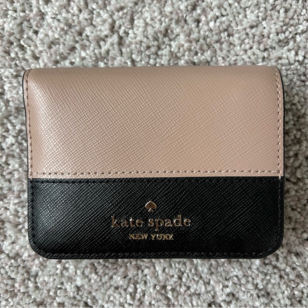 Kate Spade Blush and Black Wallet